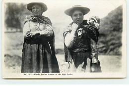 Pérou - Sturdy Indian Women Of The High Andes - Femmes De La Sierra - Perú