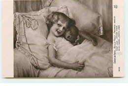 Enfant - Salon De Paris - Achille Fould - Premier Amour - Ours En Peluche - Teddy Bear - Portretten