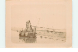 EGYPTE - Une Drague Dans Le Canal De Suez - Photo Format 12,5 X 9 Cm - Sues