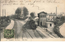 MORET - La Gare - Train - Moret Sur Loing