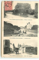 VILLIERS-ADAM - Place De Butel, L'Abreuvoir, Rue De L'Eglise - Other & Unclassified