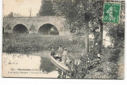 MONTARGIS - Pont De La Chaussée - Vue Sur Le Loing - Pêcheurs - Montargis