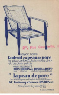 Publicité - Voyez Notre Fauteuil En Peau De Porc - Paris, 67 Faubourg St Honoré - Advertising