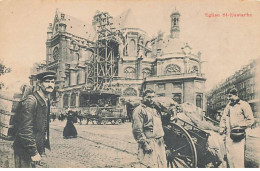 PARIS - Eglise St-Eustache - Echaffaudage - Collection Ville De Paris N°27 - Carte Surréaliste - Autres & Non Classés