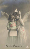 Enfant - Grete Reinwald - Fröhliche Weihnachten - Deux Fillettes Portant Des Ailes D'anges Et Tenant Une Partition - Portretten