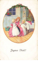 Illustrateur - P. Ebner - Joyeux Noël - Jeune Fille Avec Deux Anges - Ebner, Pauli