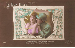 Le Bon Billet - Ce Doux Billet N'a Cours Qu'entre Amoureux - Billet De Banque - Monedas (representaciones)