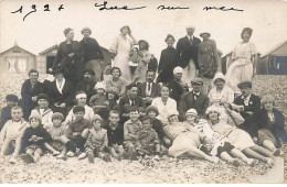 Carte Photo - LUC-SUR-MER - Groupe Sur La Plage - 1927 - Luc Sur Mer