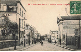 PRE-SAINT-GERVAIS - La Nouvelle Avenue Et L'Eglise - Autres & Non Classés