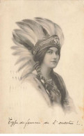 Indiens - Type De Femme De L'Ouest - Indios De América Del Norte