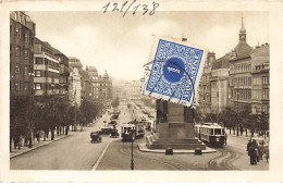 Tchéquie - PRAGUE - Place St. Venceslas - Tramway - Tsjechië