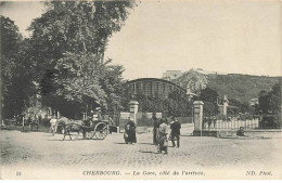 CHERBOURG - La Gare, Côté De L'arrivée - Cherbourg