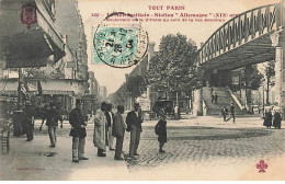 PARIS XIX - Le Métropolitain Station Allemagne - Bd De La Villette Au Coin De La Rue Secrétan Tout Paris Fleury N°100 - Distrito: 19