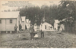 Militaire - Grande Guerre - Château Du Faux Miroir, Près Revigny - Ambulance Anglaise - Infirmière Près D'un Brancard - Oorlog 1914-18