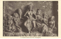 Inde - A Dance Scene, Cave VII : Aurangabad N°11 - India