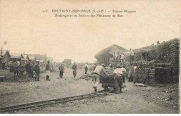 BRETIGNY-SUR-ORGE - Station Magasin - Boulangerie Et Ateliers Des Fendeuses De Bois - Bretigny Sur Orge