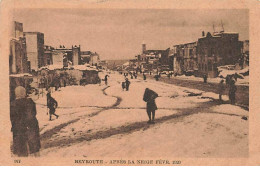 Liban - BEYROUTH - Après La Neige Février 1920 - Liban