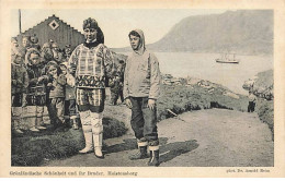 Groenland - HOLSTENSBORG - Grönländische Schönheit Und Ihr Bruder - Beauté Groenlandaise Et Son Frère - Greenland