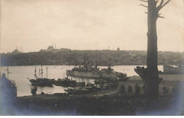 Turquie - RPPC - CONSTANTINOPLE - Bateaux De Guerre - Turkey