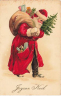 Joyeux Noël - Père Noël Avec Son Sac De Cadeaux - Andere & Zonder Classificatie