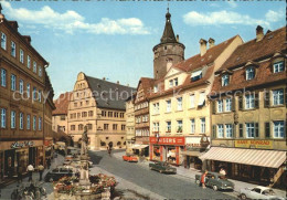 72113183 Kitzingen Main Marktstrasse Und Rathaus Kitzingen Main - Kitzingen