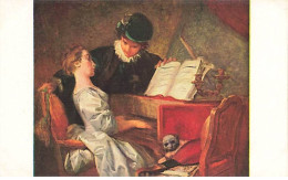 Tableaux - Musée Du Louvre - J.H. Fragonard - La Leçon De Musique - Peintures & Tableaux