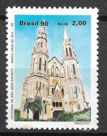 Brasil 1990 Aquitectura Religiosa No Brasil - Igreja Oeiras - PI RHM  C1667 - Unused Stamps