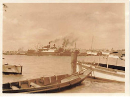 Photo - Myanmar - Rivière à RANGOON Port - 1937 - Format 11 X 8,5 Cm - Myanmar (Birma)