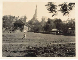 Photo - Myanmar - Rangoon - Shwe Dagon Pagoda - 1937 - Format 11 X 8,5 Cm - Myanmar (Birma)