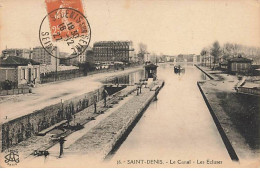 SAINT-DENIS - Le Canal - Les Ecluses - Péniche - Saint Denis