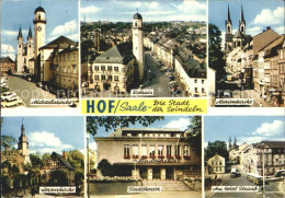 72113174 Hof Saale Stadttheater Hotel Strauss Lorenzkirche Michaeliskirche Hof - Hof