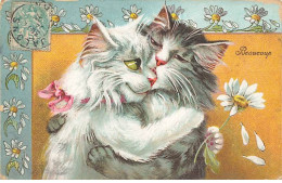 Illustrateur - M. Boulanger - Beaucoup - Chats, Un Effeuillant Une Marguerite - Sonstige & Ohne Zuordnung