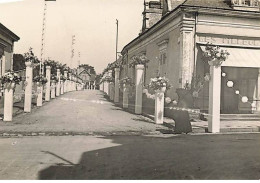 Carte Photo - ECOMMOY - Congrès Eucharistique 1936 - Rue Albert Guilier - Ecommoy