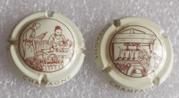 2 Capsules De Champagne Générique  N° 675 Et 675b - Altri & Non Classificati