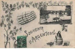 ARGENTEUIL - Souvenir D'Argenteuil - Asperges, Et Raisins - Argenteuil