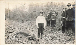 Photo - Chasse à Courre Dans Les Yvelines - Fillettes Près D'un Cerf Mort - Chasse