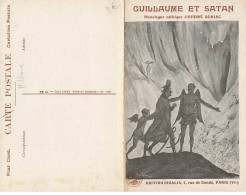 Militaire - Guillaume Et Satan - Monologue Satirique D'André Soriac - Carte Double - Patriottisch