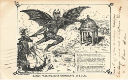 Illustrateur - Marry Garrett - Satan Passing Over Harrogate Wells - Diable - Sonstige & Ohne Zuordnung