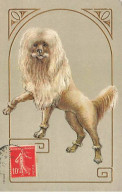 Carte Gaufrée - Animaux - Chien - Grand Caniche - Dogs