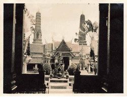 Photo - Thaïlande - BANGKOK - Temple Du Bouddha D'Emeraude - Format 10,7 X 8,4 Cm - 1937 - Thaïland