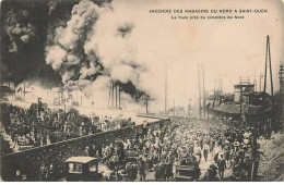 SAINT-OUEN - Incendie Des Magasins Du Nord à St-Ouen - La Foule Près Du Cimetière Du Nord - ELD - Saint Ouen