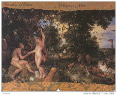 GREECE(chip) - Puzzle Of 2 Cards, Garden Of Eden, Exhibition In Athens(Collectors Club), Tirage 500(1/2)-200(2/2), 04/12 - Griechenland