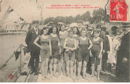 JOINVILLE-LE-PONT - Les Ondines - Equipe Anglaise Avant Le Départ 28 Juillet 1907 - Baigneuse - Joinville Le Pont