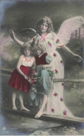 Enfant - Grete Reinwald - Fillettes Au-dessus D'un Cours D'eau, Avec Un Ange Gardien - Abbildungen