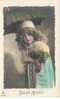 Enfant - Bonne Année - Grete Reinwald Avec Un Parapluie - 2519/5 - Portraits