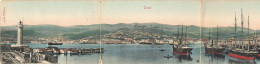 TRIESTE - Vue Du Port - Carte 3 Volets - Trieste