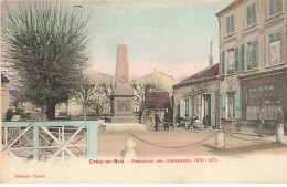 CRECY-EN-BRIE - Monument Des Combattants 1870-1871 - Café Millard - Other & Unclassified