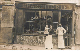 Carte Photo - VERNOUILLET - Charcuterie E. Guillot - Pl Eglise - Confirmation Annuaire Charcuterie 1905 - Vernouillet