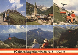 72113013 Mittelberg Kleinwalsertal Walmendingerhornbahn Gipfelkreuz Kirche Mitte - Sonstige & Ohne Zuordnung