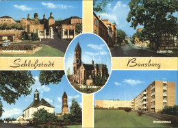 72112964 Bensberg Schloss Bensberg Schloss Str Ev Und Kath Kirche Krankenhaus Be - Bergisch Gladbach
